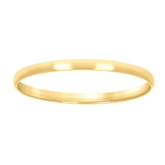Sterling Silver Yellow-Tone Women's Comfort Fit Bridal Anniversary Engagement Wedding Band Ring