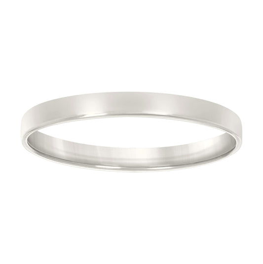 Sterling Silver Womens Comfort Fit Bridal Anniversary Engagement Wedding Band Ring
