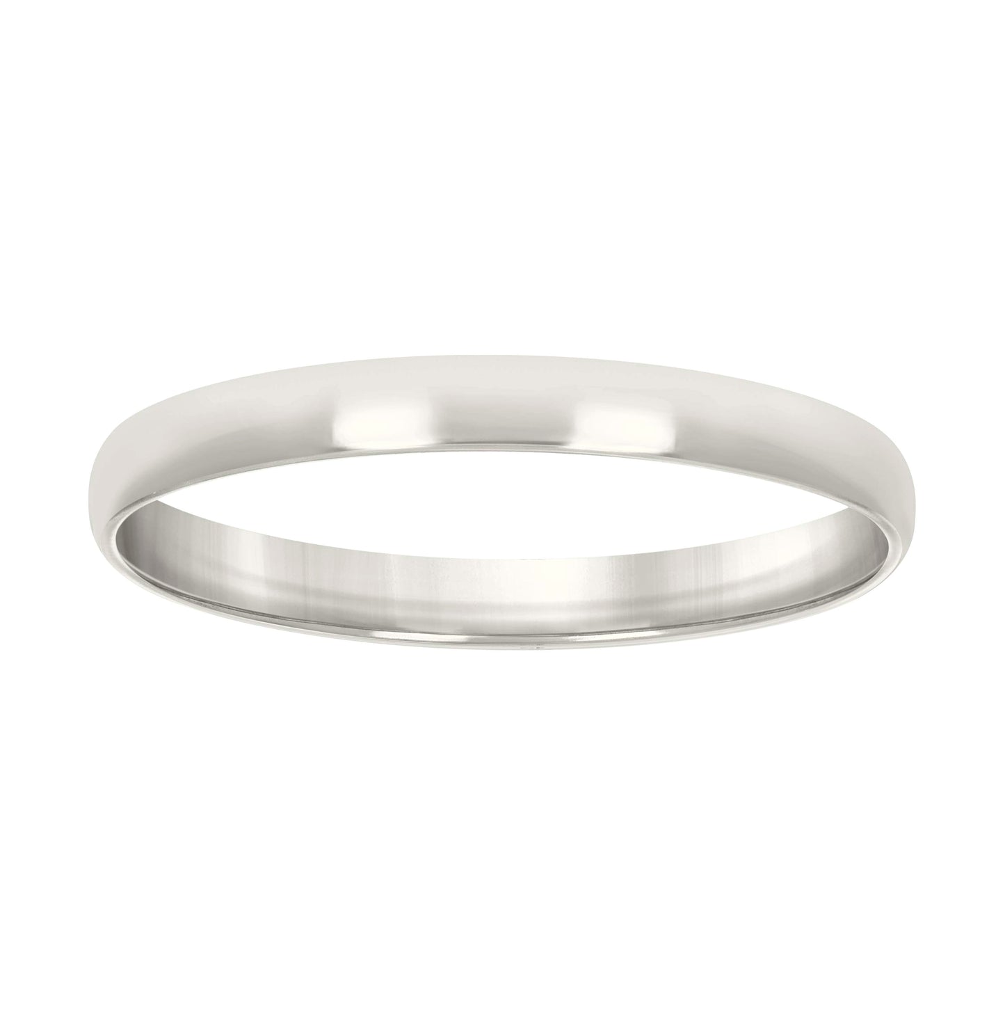Sterling Silver Women's Comfort Fit Bridal Anniversary Engagement Wedding Band Ring