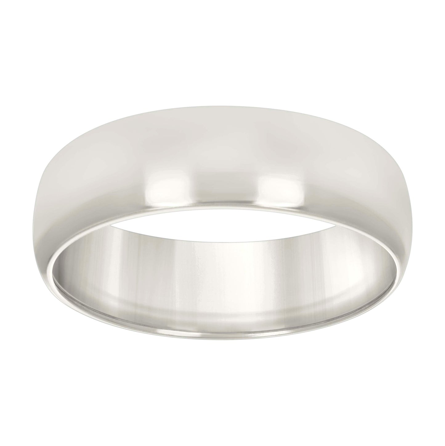 Sterling Silver Women's Comfort Fit Bridal Anniversary Engagement Wedding Band Ring