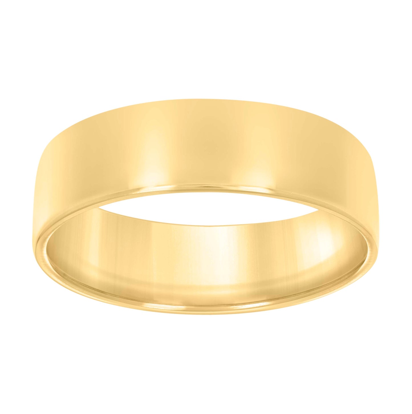 Sterling Silver Yellow-Tone Womens Comfort Fit Bridal Anniversary Engagement Wedding Band Ring