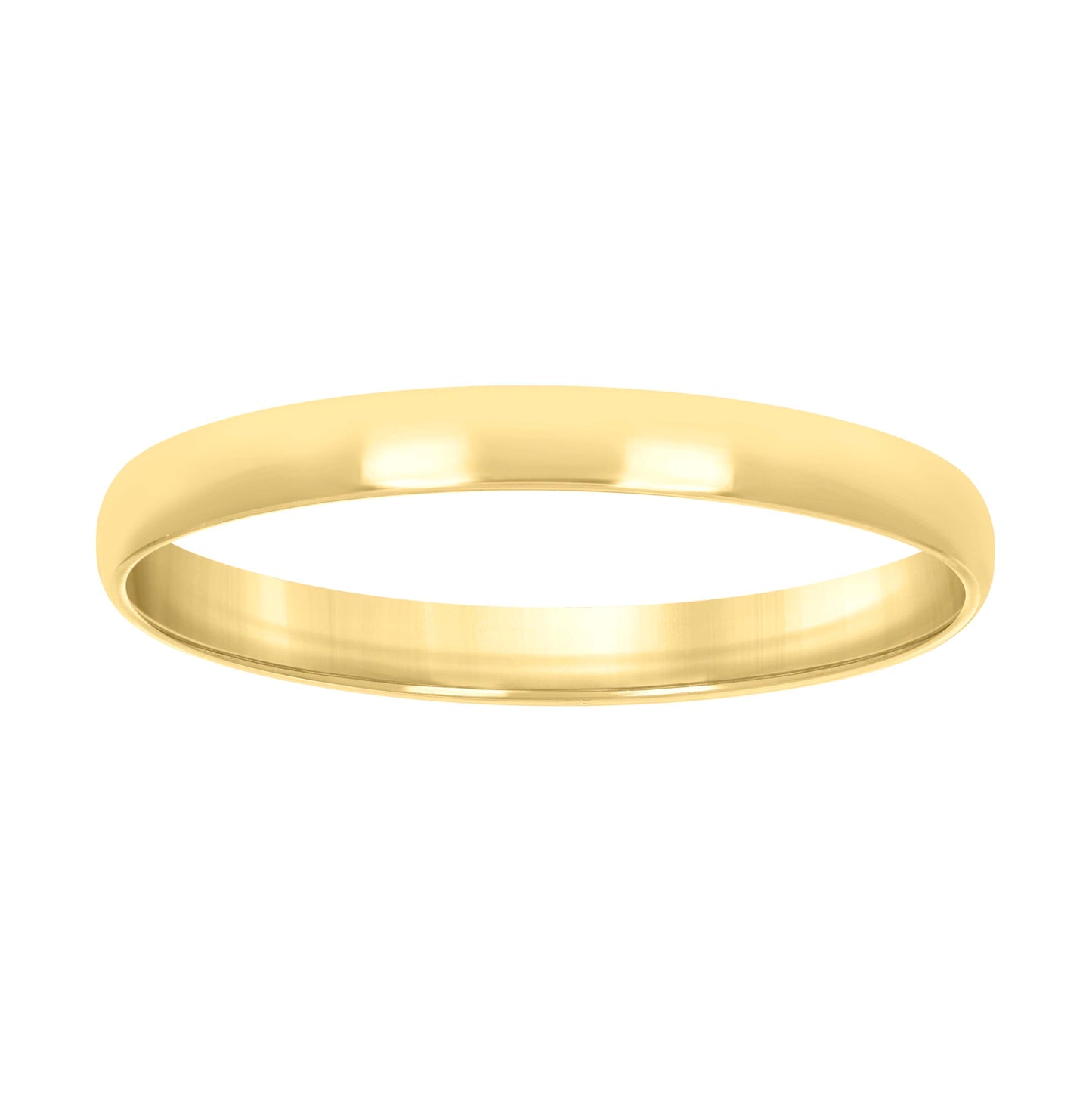 Sterling Silver Yellow-Tone Women's Comfort Fit Bridal Anniversary Engagement Wedding Band Ring