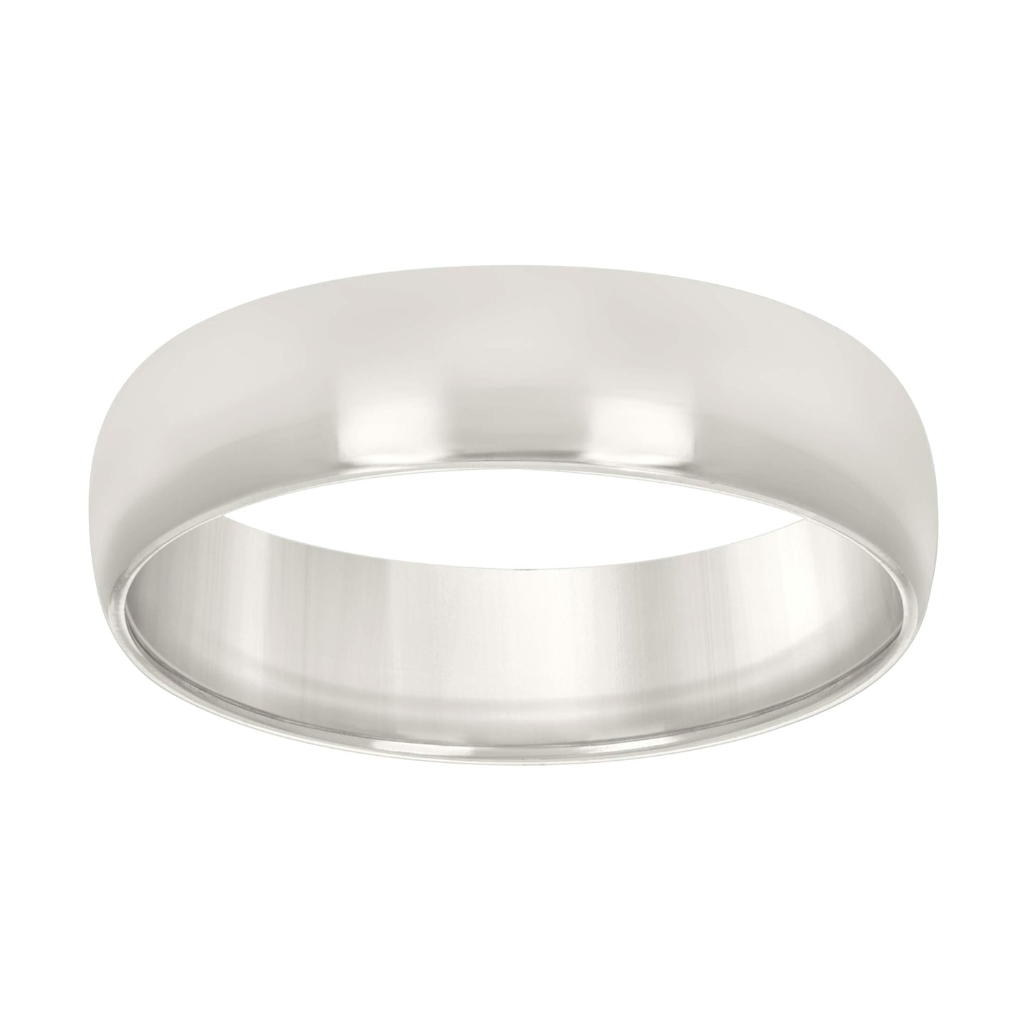 Sterling Silver Women's Comfort Fit Bridal Anniversary Engagement Wedding Band Ring