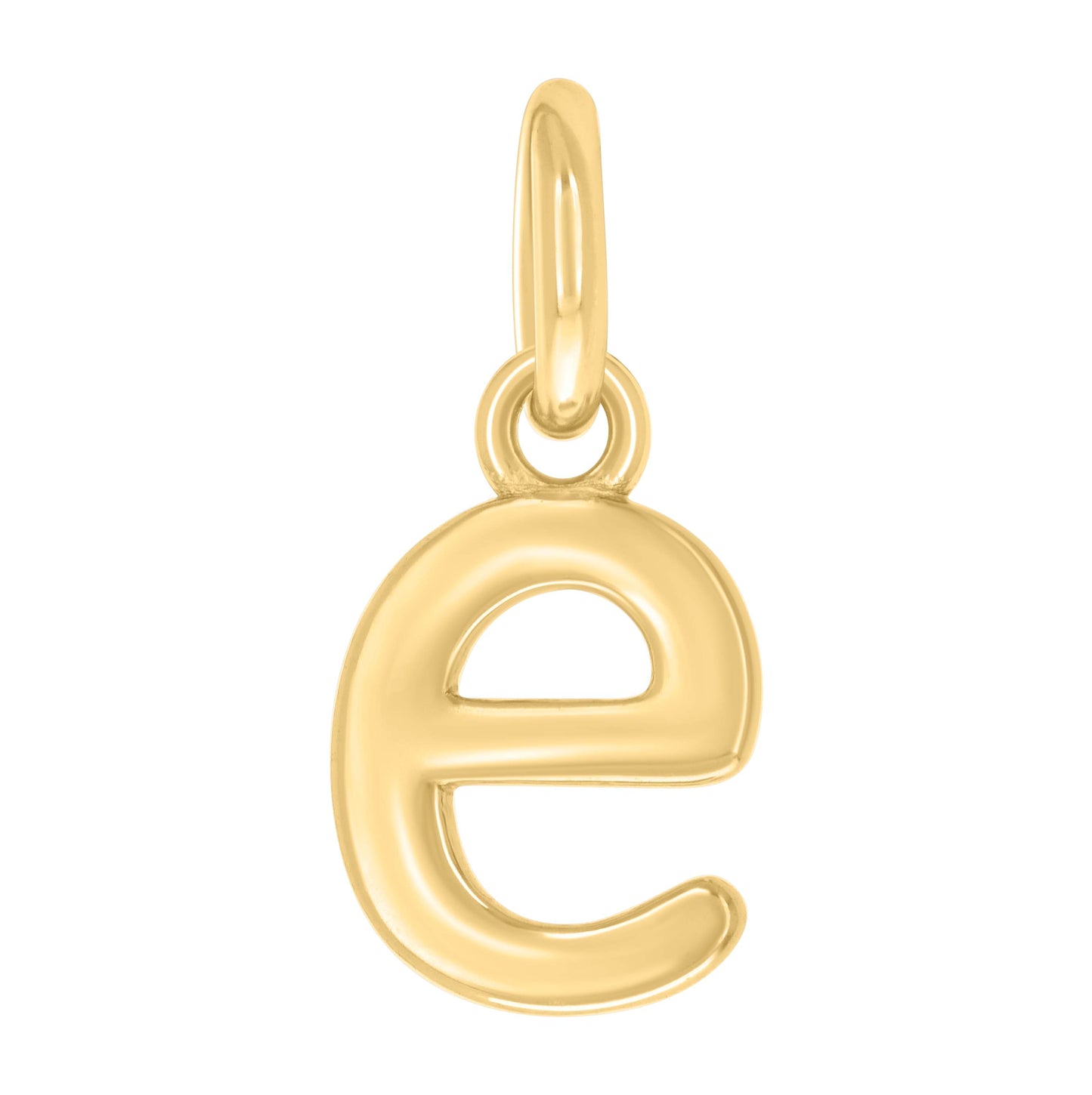 Sterling Silver Unisex Initial Small Alphabet Charm Pendant