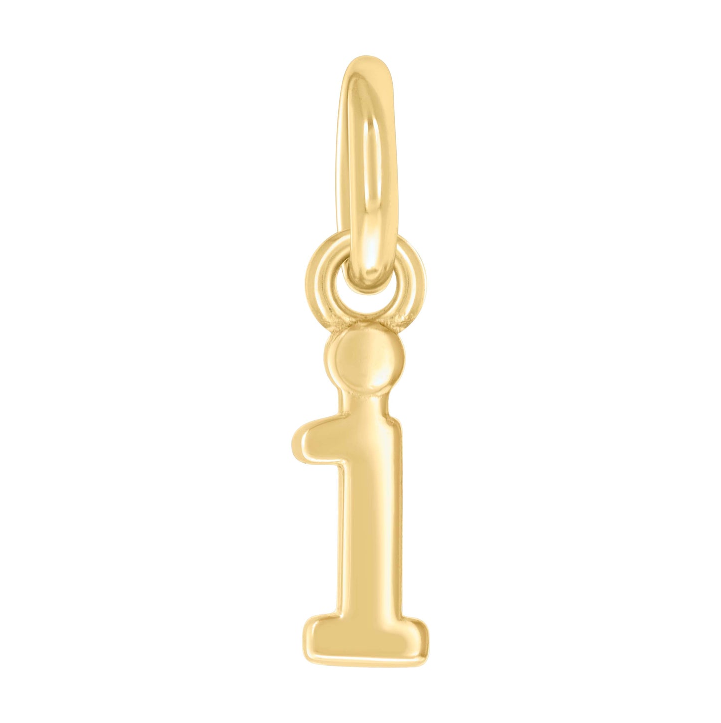 Sterling Silver Unisex Initial Small Alphabet Charm Pendant