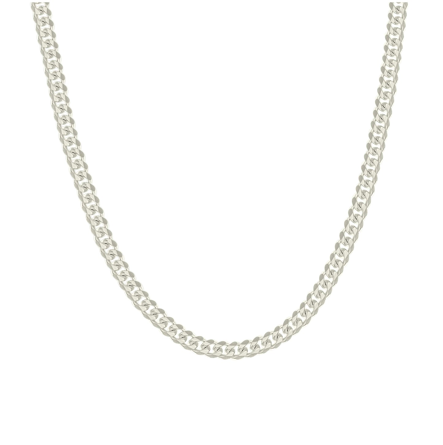 Sterling Silver Solid Miami Cuban Chain