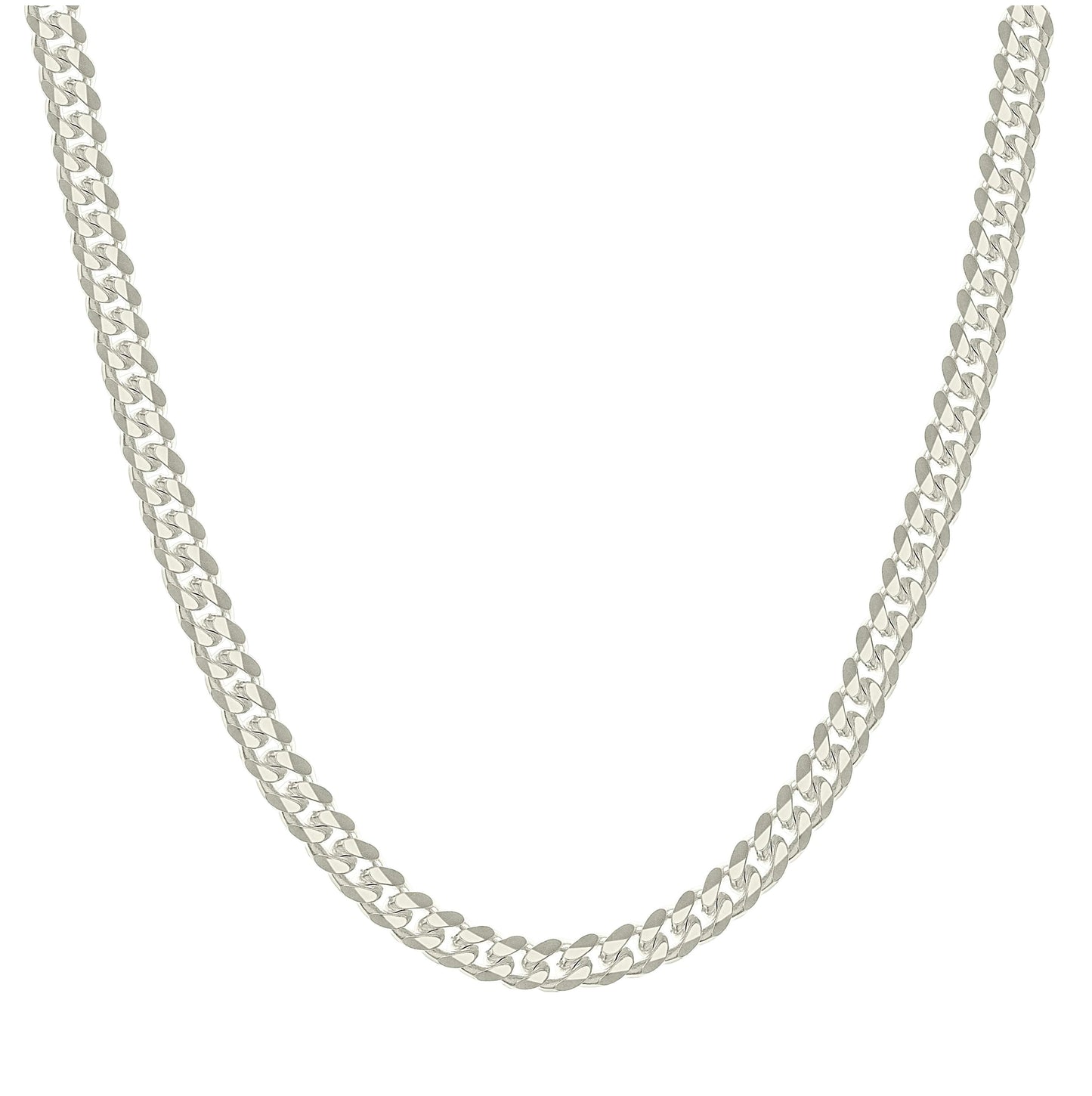 Sterling Silver Solid Miami Cuban Chain