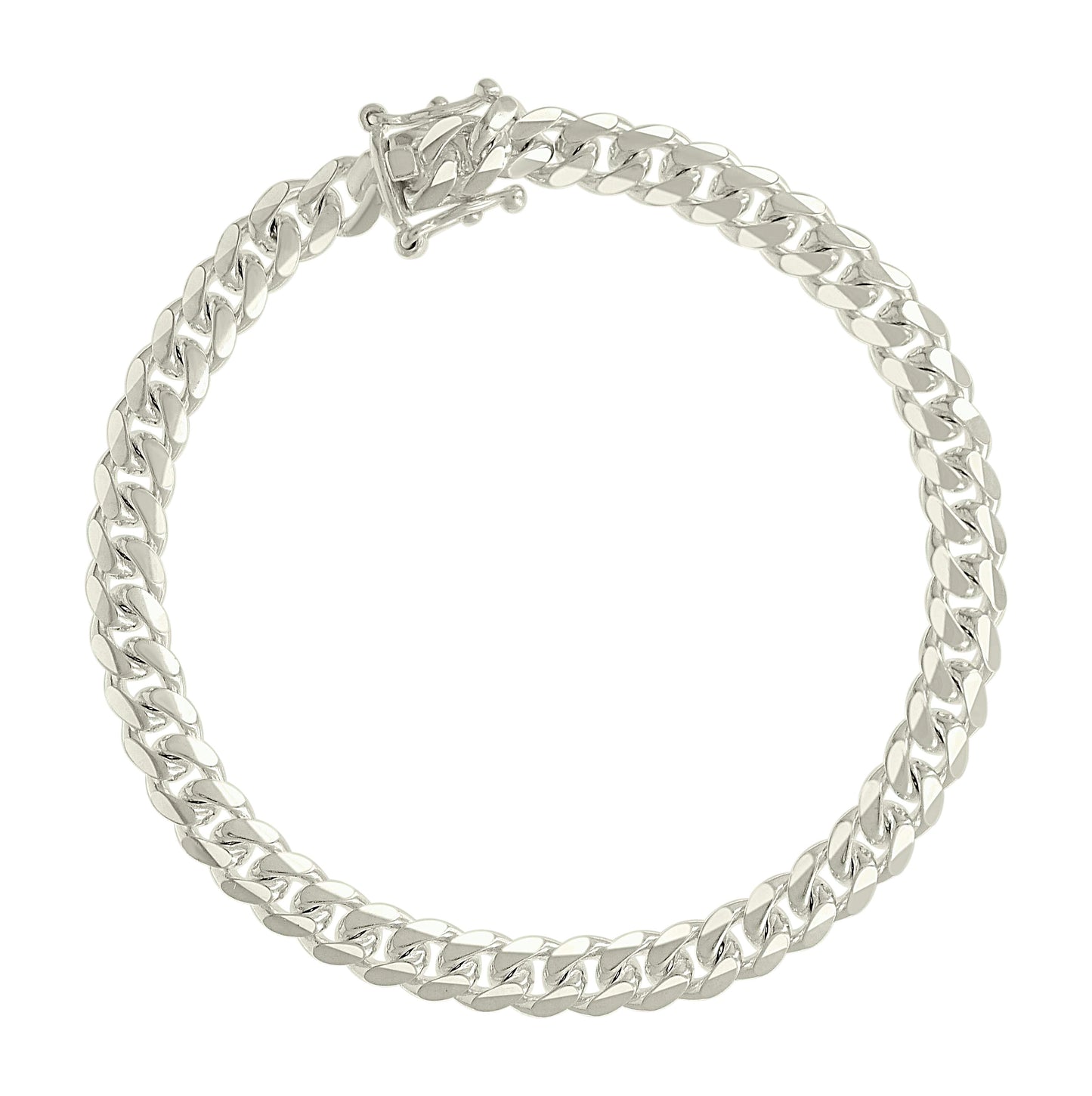 Sterling Silver Solid Miami Cuban Chain