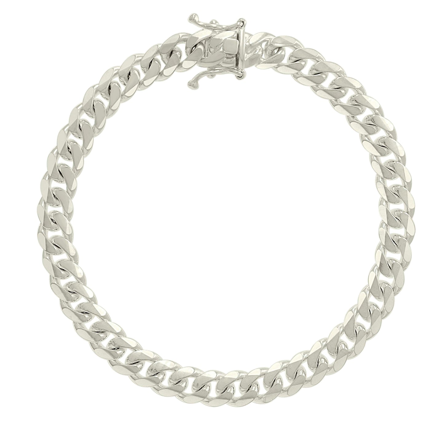 Sterling Silver Solid Miami Cuban Chain