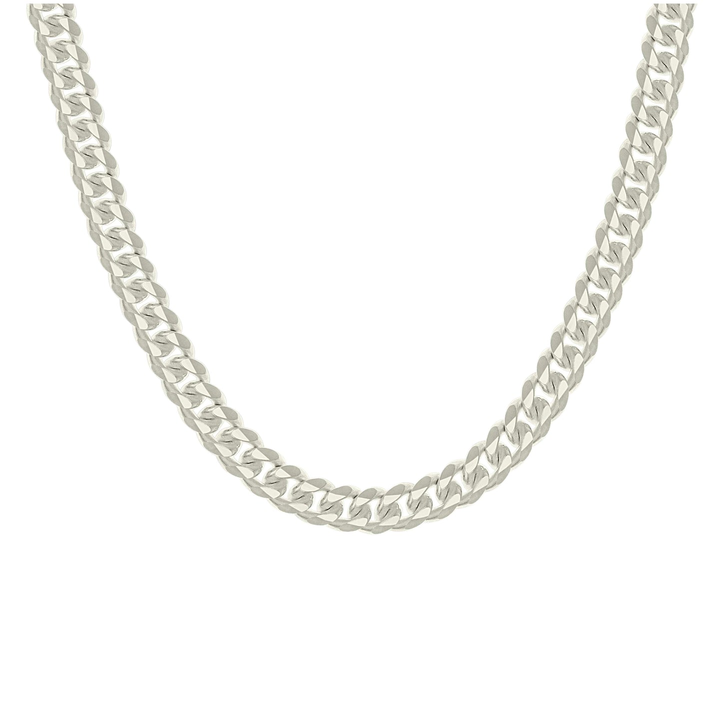 Sterling Silver Solid Miami Cuban Chain
