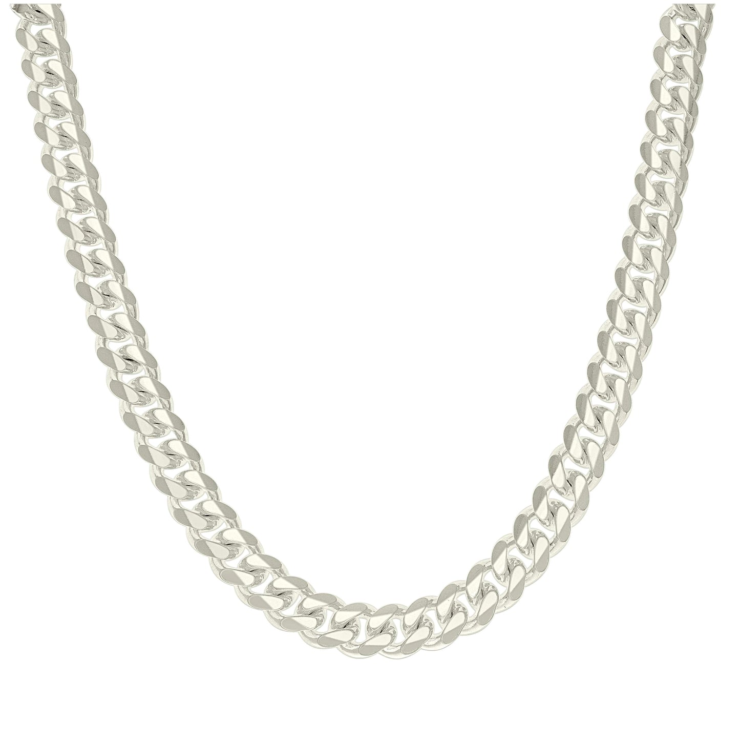 Sterling Silver Solid Miami Cuban Chain