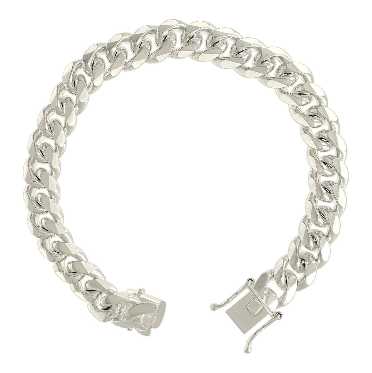 Sterling Silver Solid Miami Cuban Chain