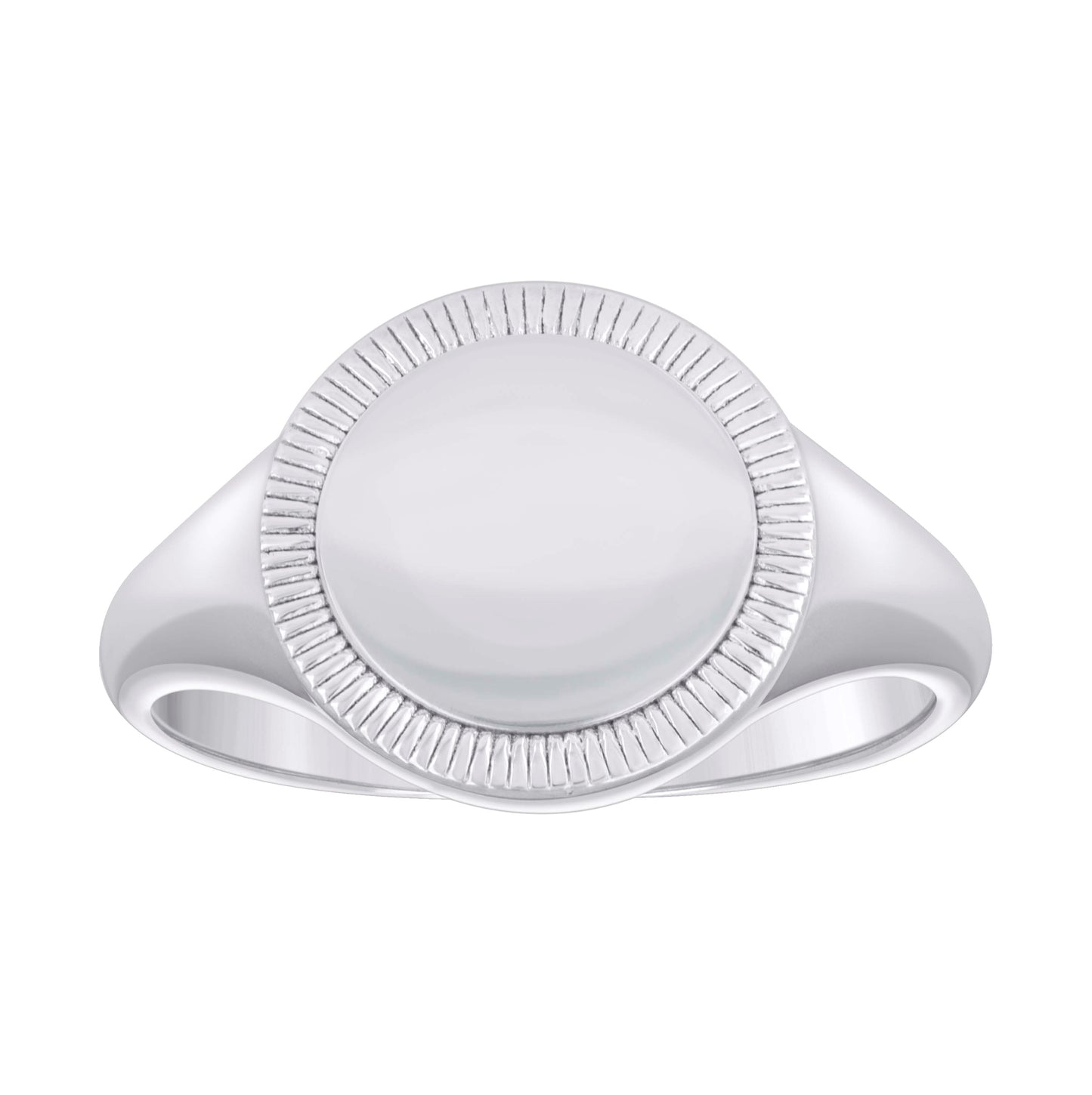 Sterling Silver Men's Signet Bridal Anniversary Wedding Engagement Band Ring