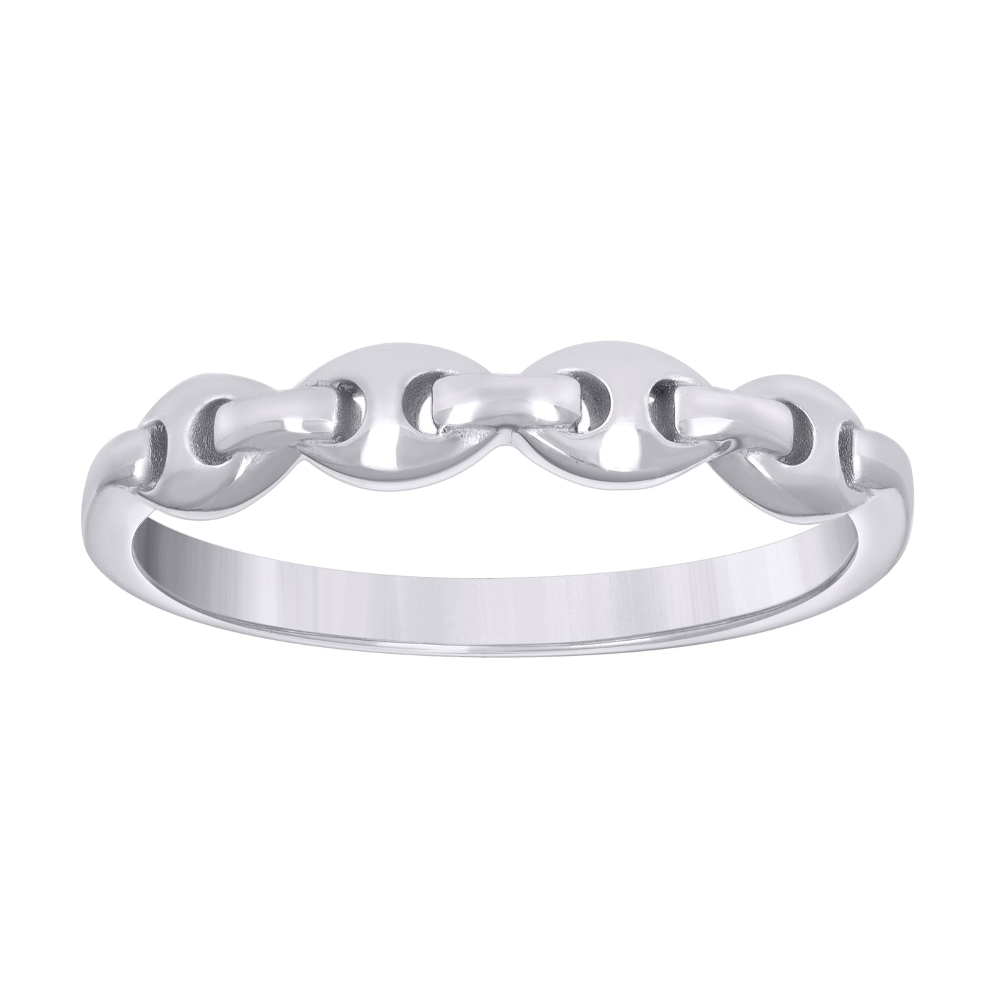 Sterling Silver Women's Fashion Bridal Anniversary Wedding Engagement Band Ring