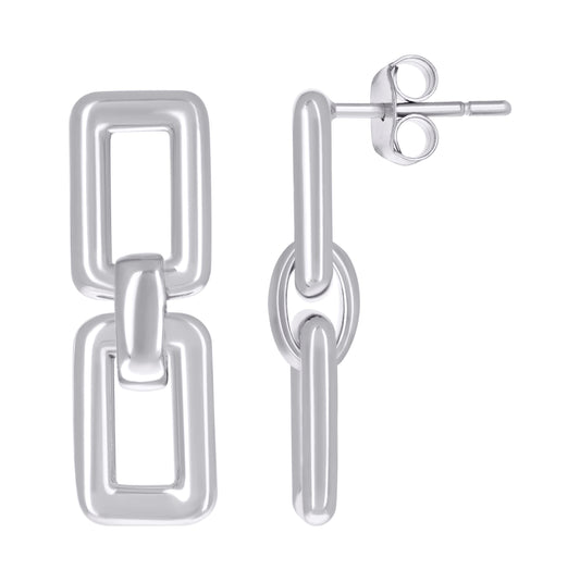 Sterling Silver Womens Fashion Danglers Earrings