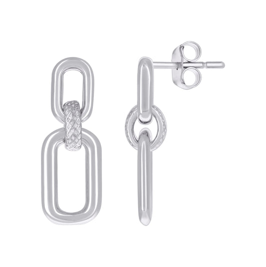 Sterling Silver Womens Fashion Danglers Earrings