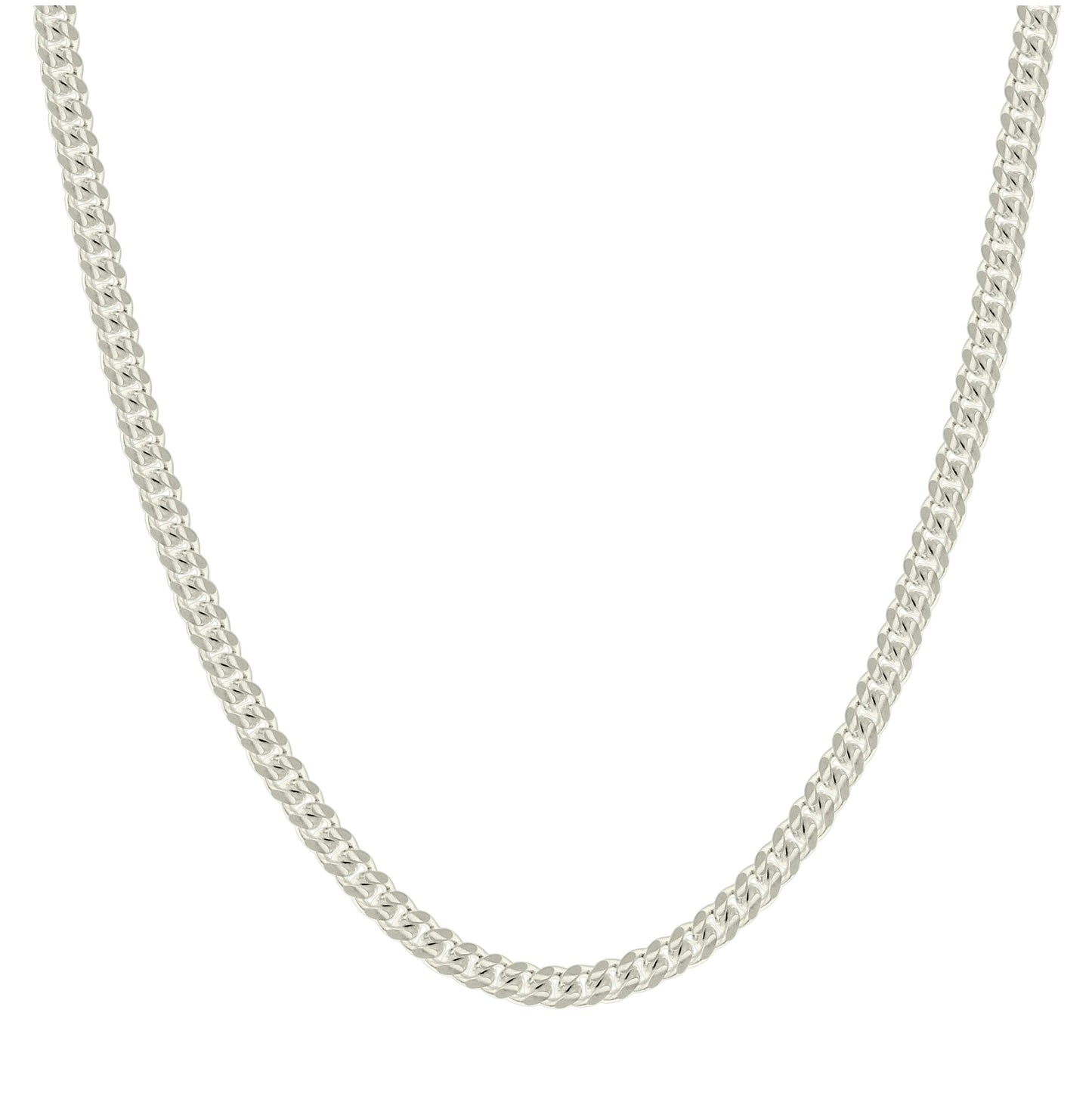 Sterling Silver Solid Miami Cuban Chain