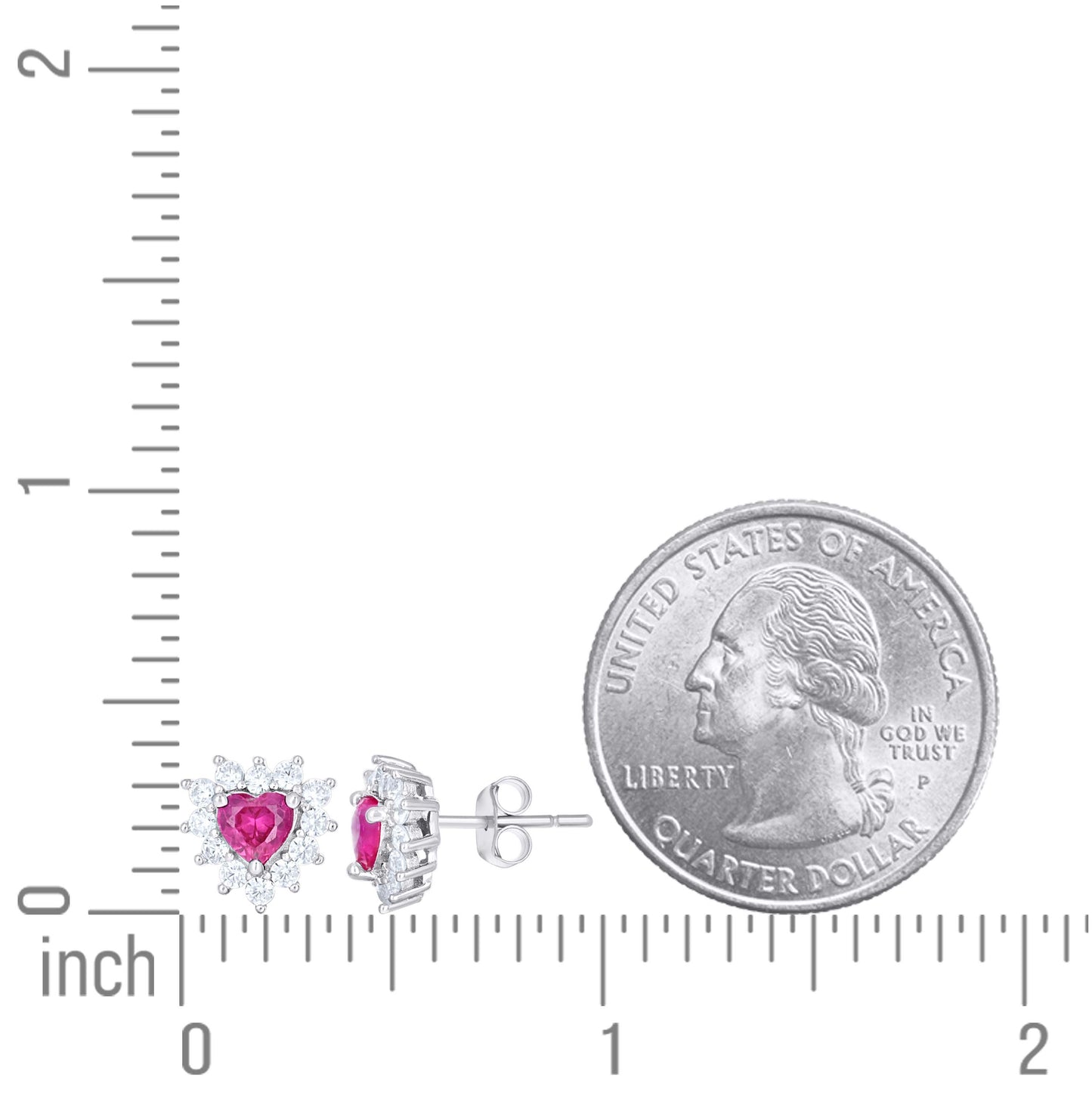 Sterling Silver Womens Cubic-Zirconia Butterfly Stud Earrings