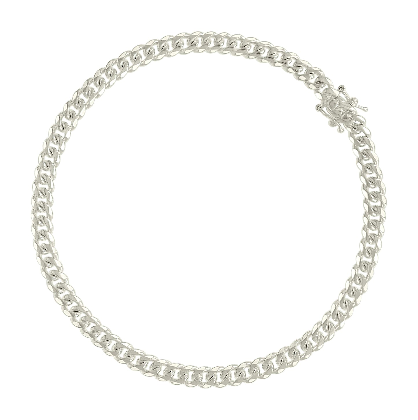 Sterling Silver Solid Miami Cuban Chain