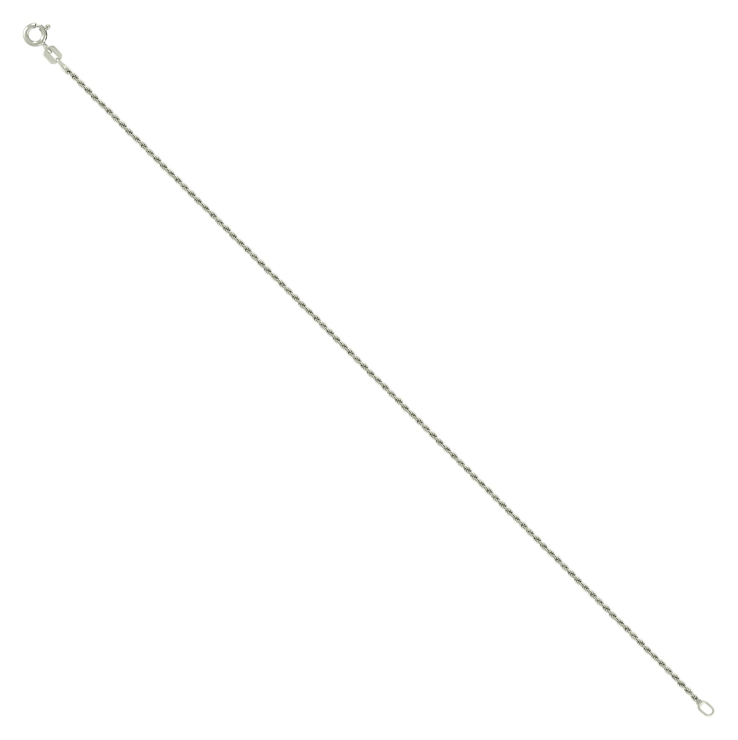 Sterling Silver Solid Rope Silver Chain
