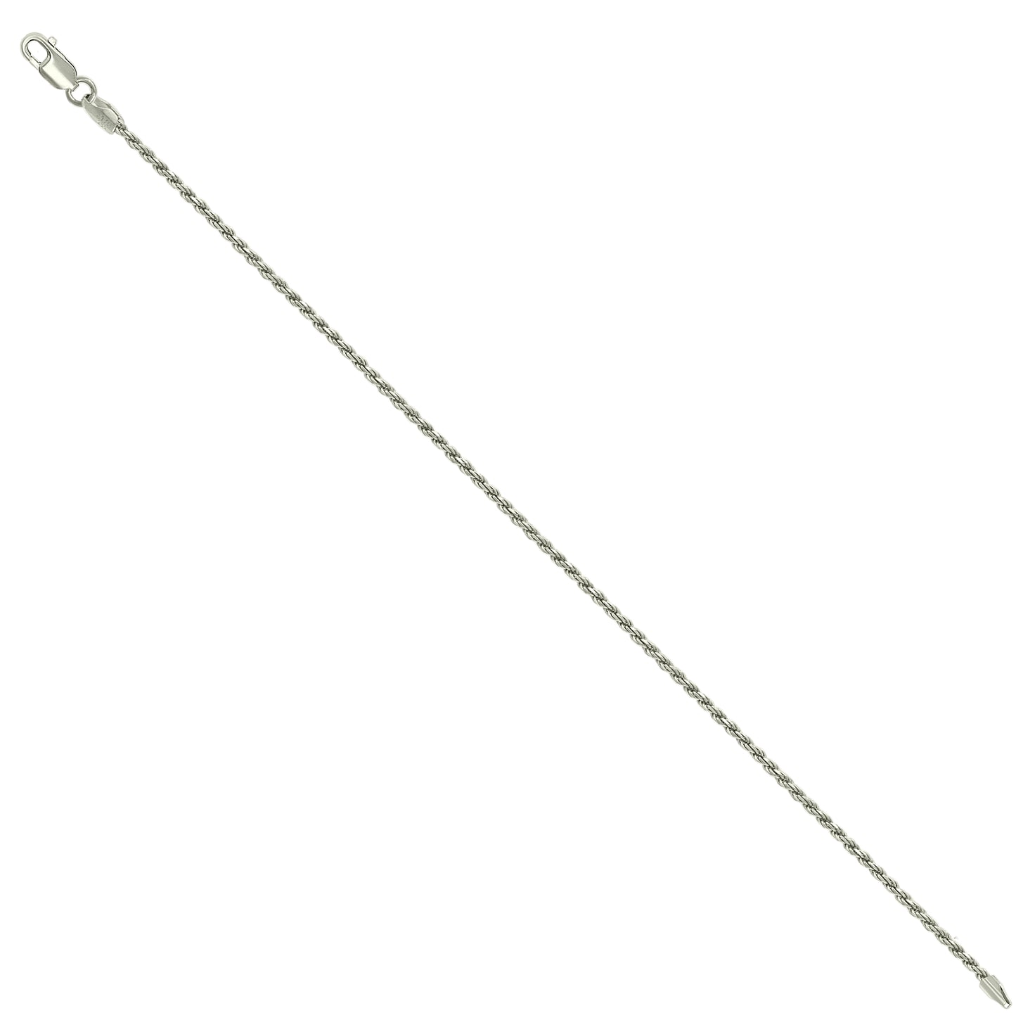 Sterling Silver Solid Rope Silver Chain