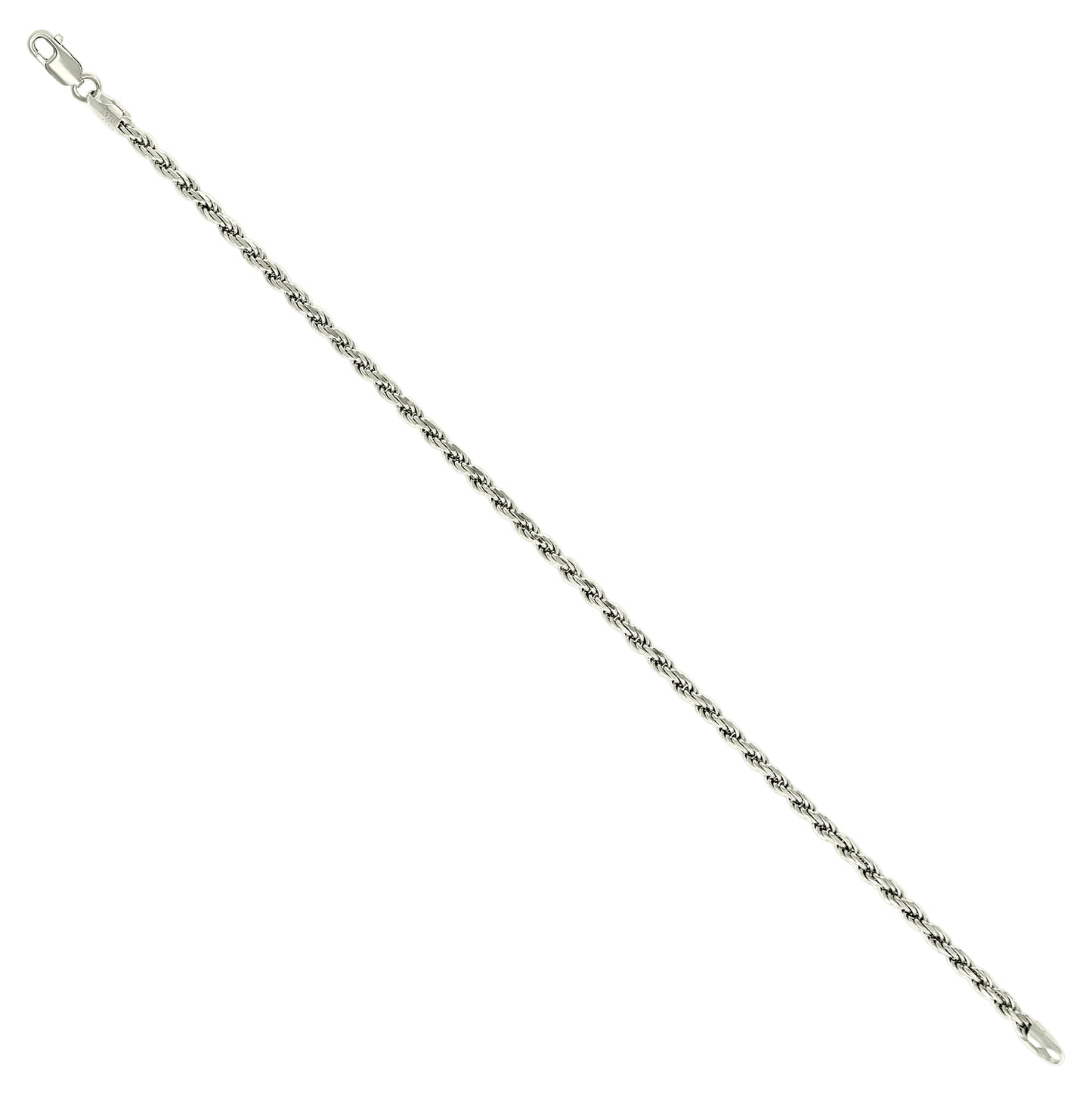 Sterling Silver Solid Rope Silver Chain