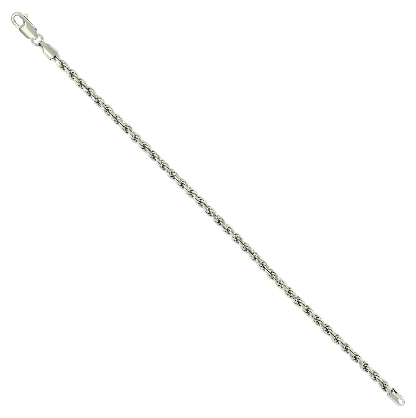 Sterling Silver Solid Rope Silver Chain