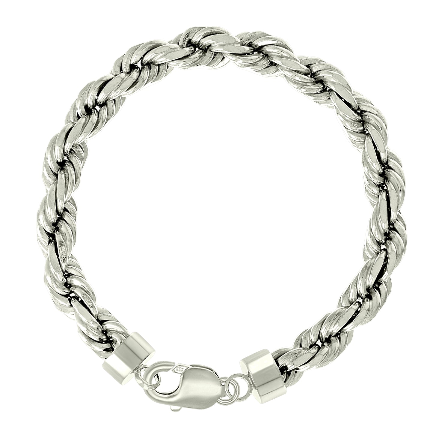 Sterling Silver Solid Rope Silver Chain