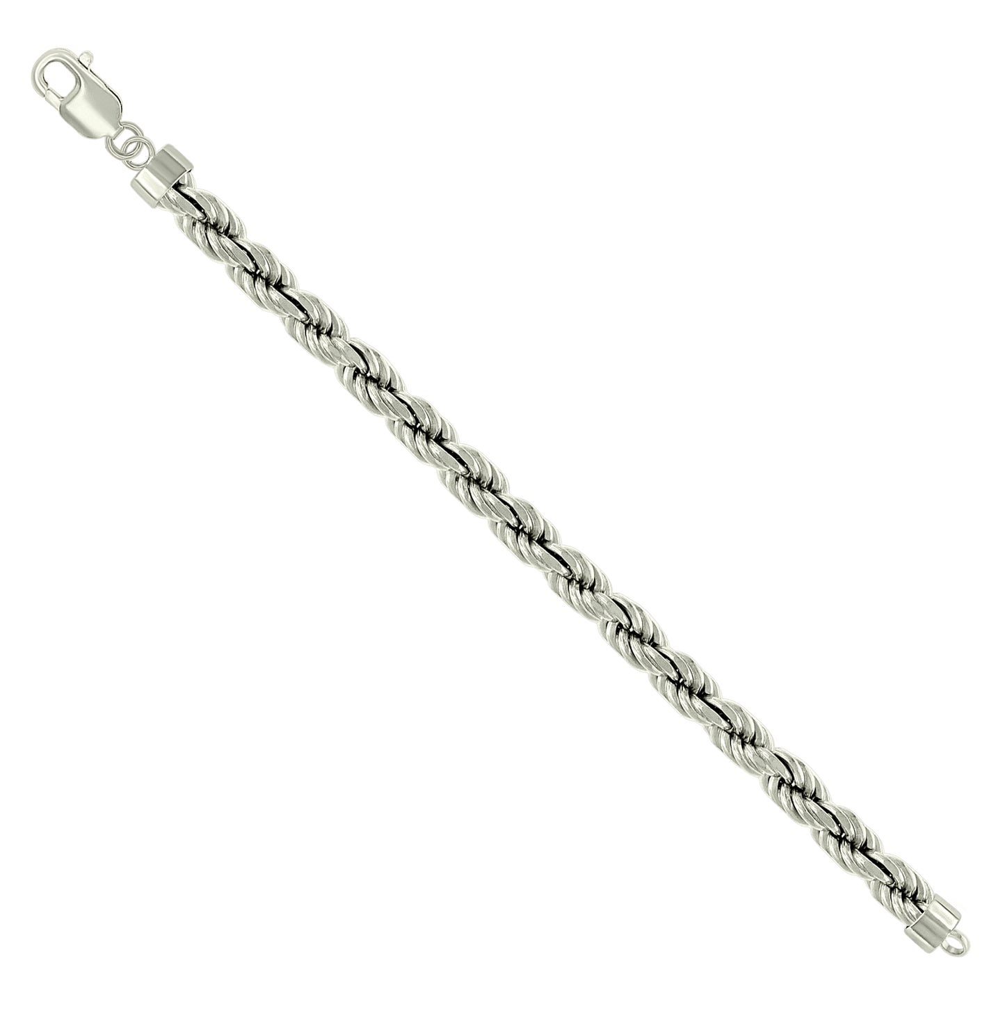 Sterling Silver Solid Rope Silver Chain