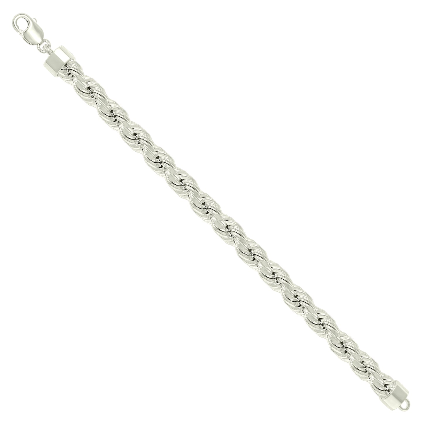 Sterling Silver Hollow Rope Chain