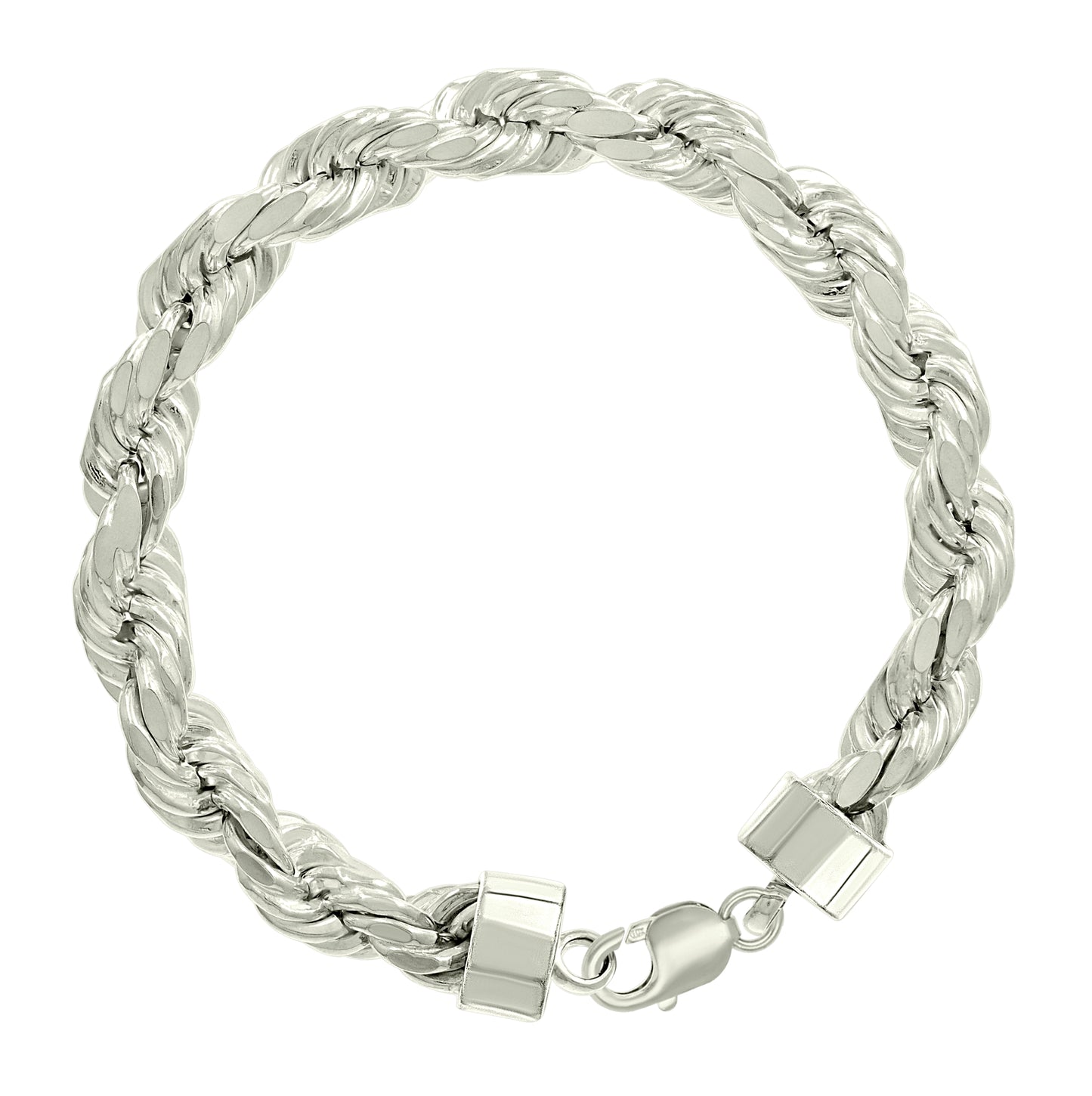 Sterling Silver Hollow Rope Chain