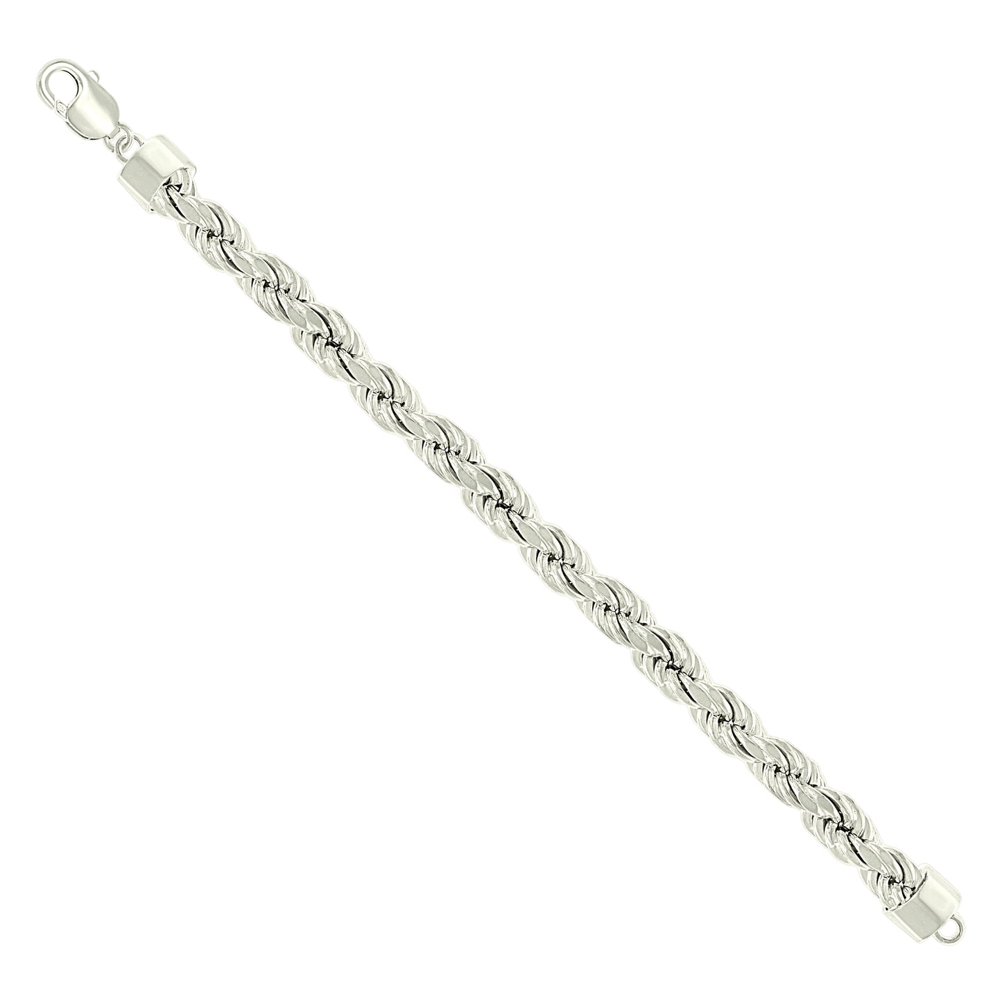 Sterling Silver Hollow Rope Chain