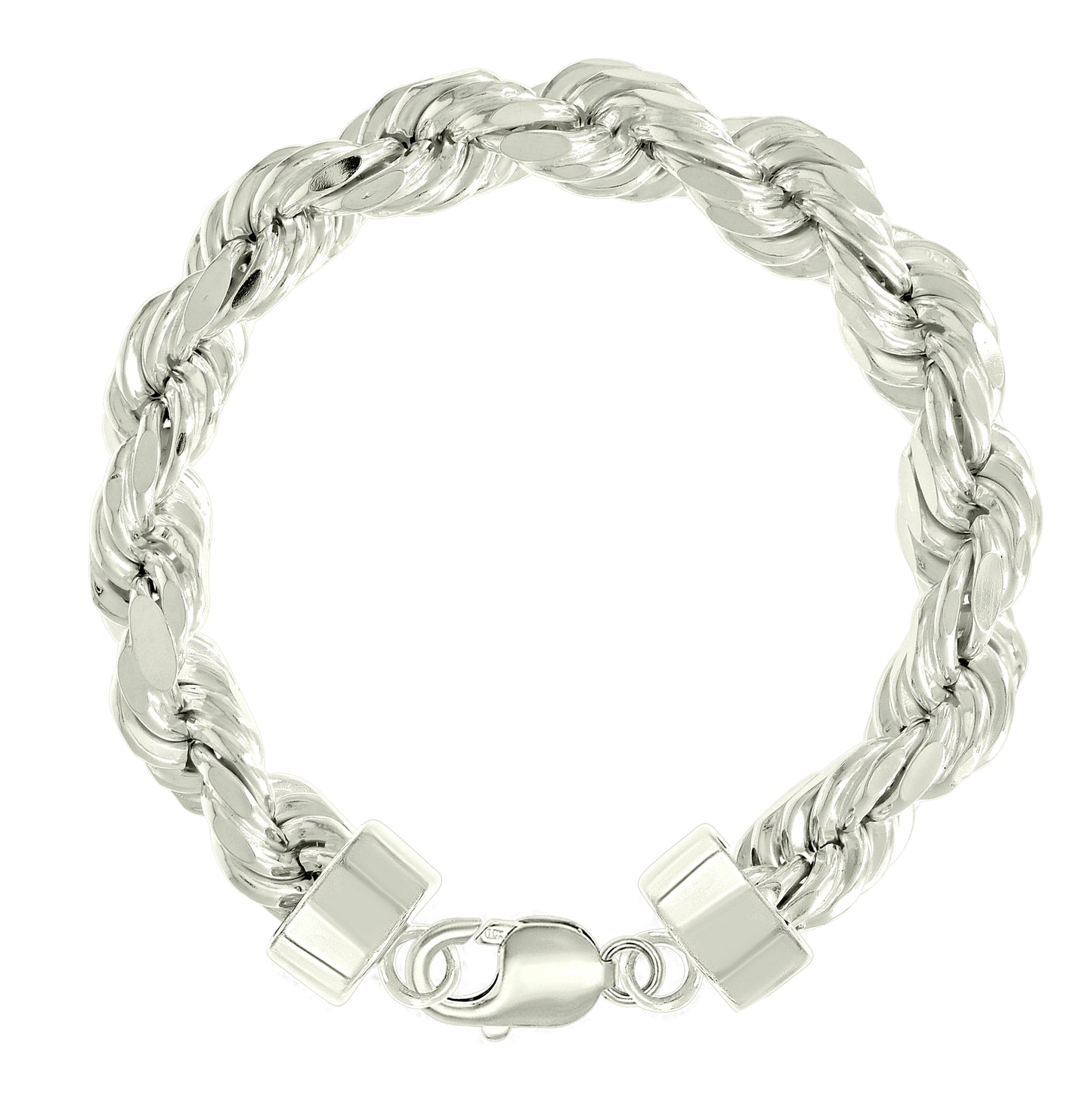 Sterling Silver Hollow Rope Chain