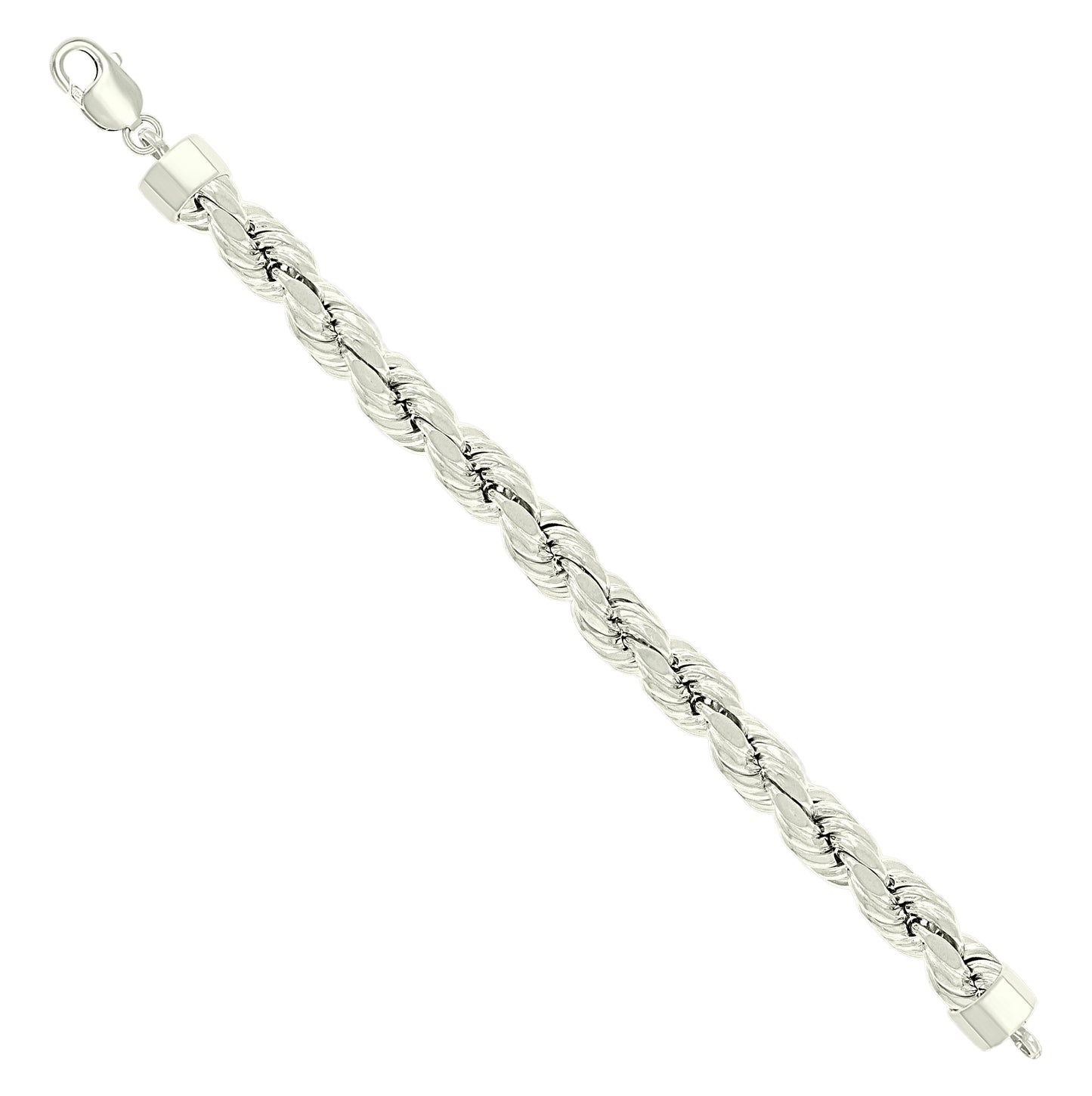 Sterling Silver Hollow Rope Chain