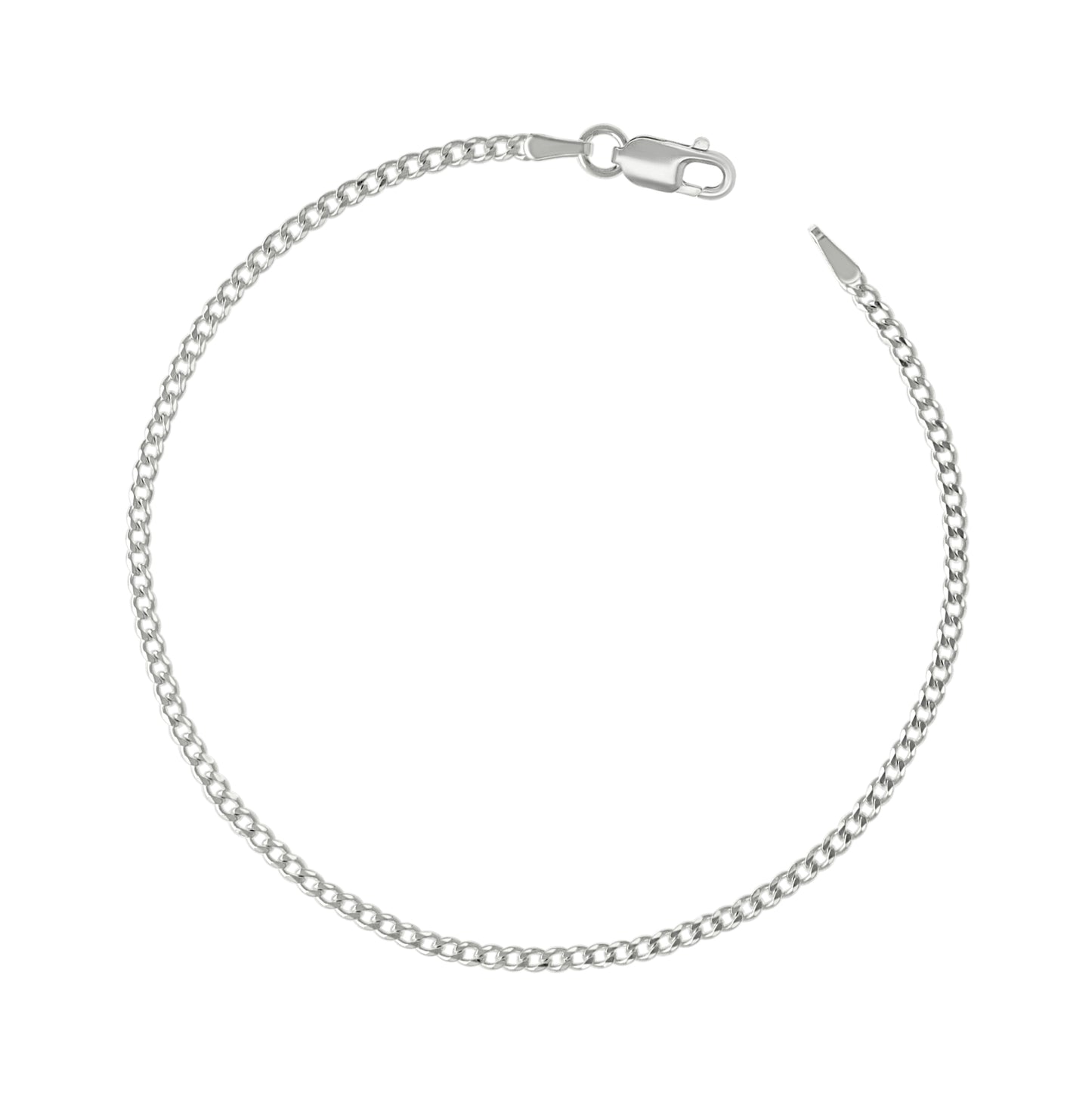 Sterling Silver Solid Super Flat Cuban Chain