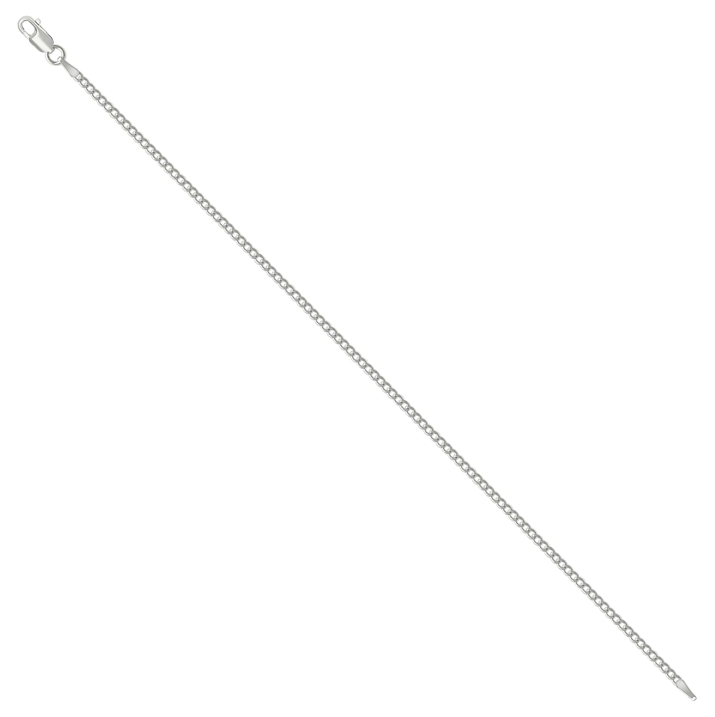 Sterling Silver Solid Super Flat Cuban Chain