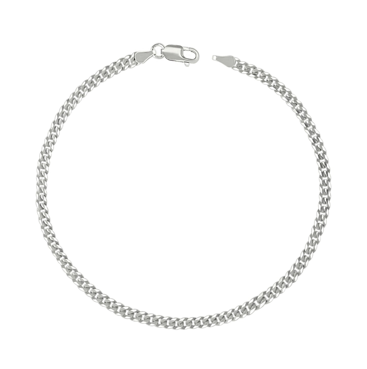 Sterling Silver Solid Super Flat Cuban Chain