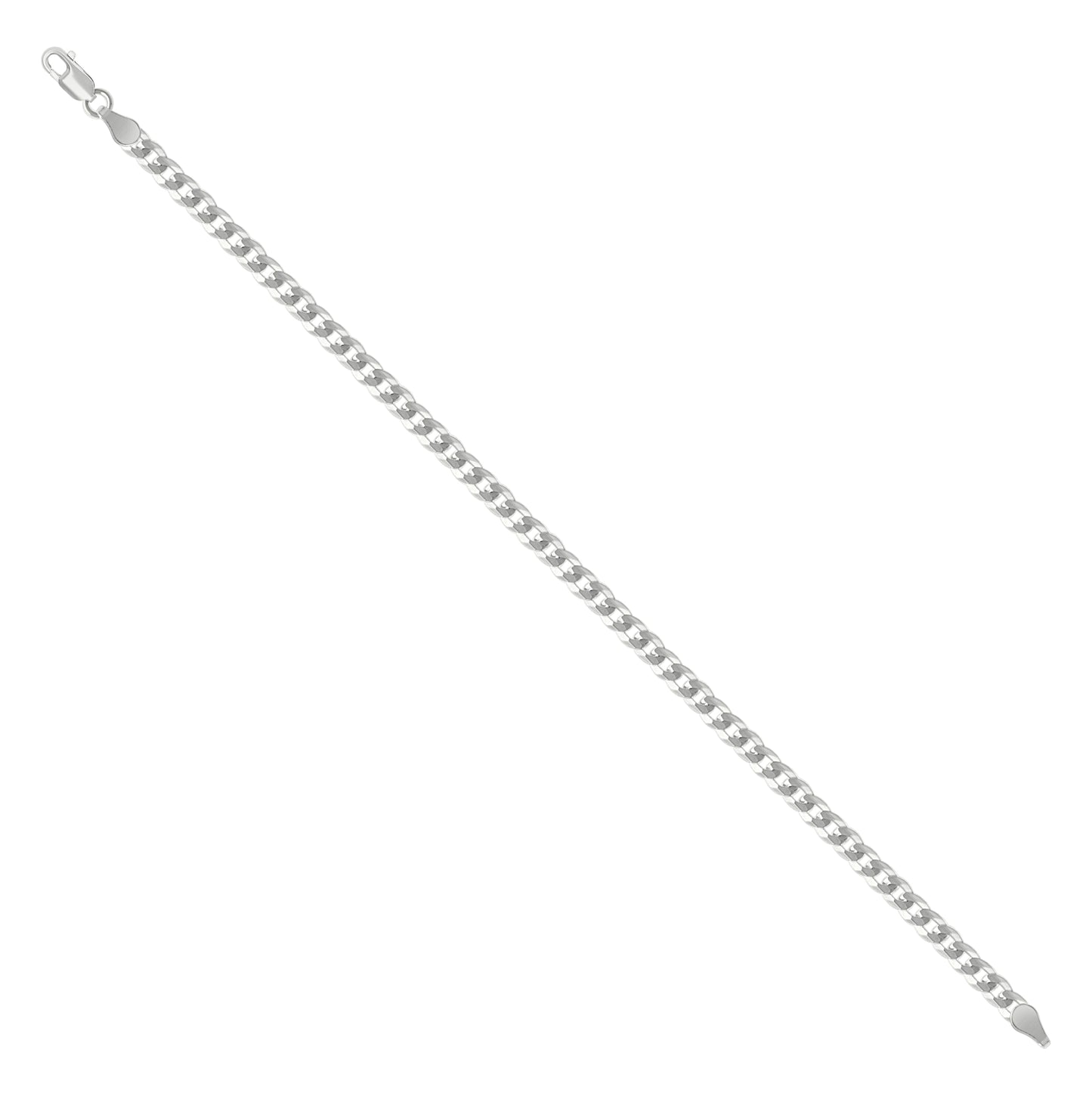 Sterling Silver Solid Super Flat Cuban Chain