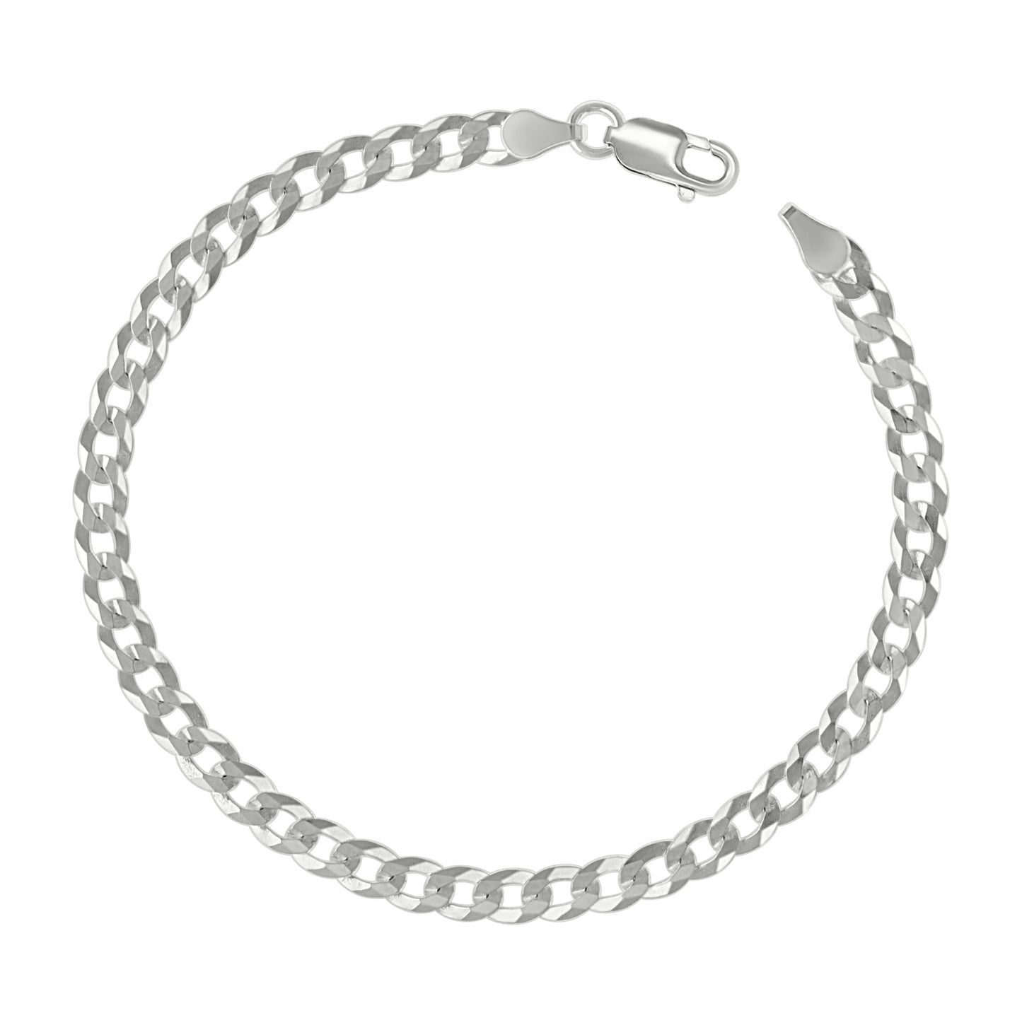 Sterling Silver Solid Super Flat Cuban Chain