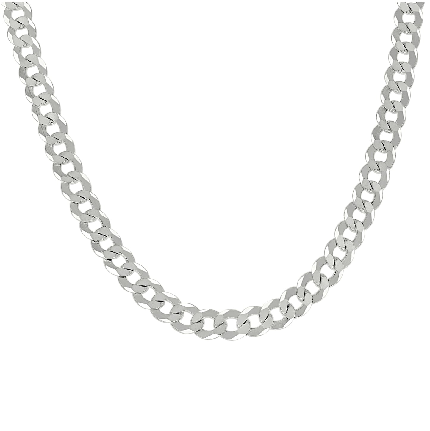 Sterling Silver Solid Super Flat Cuban Chain