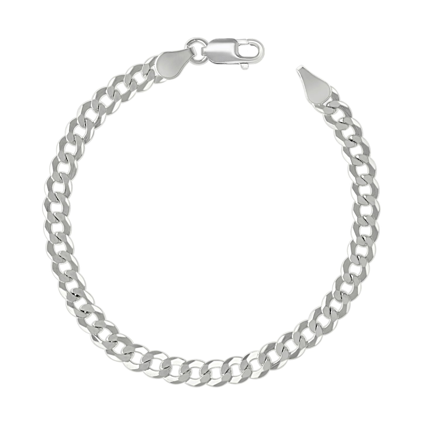 Sterling Silver Solid Super Flat Cuban Chain