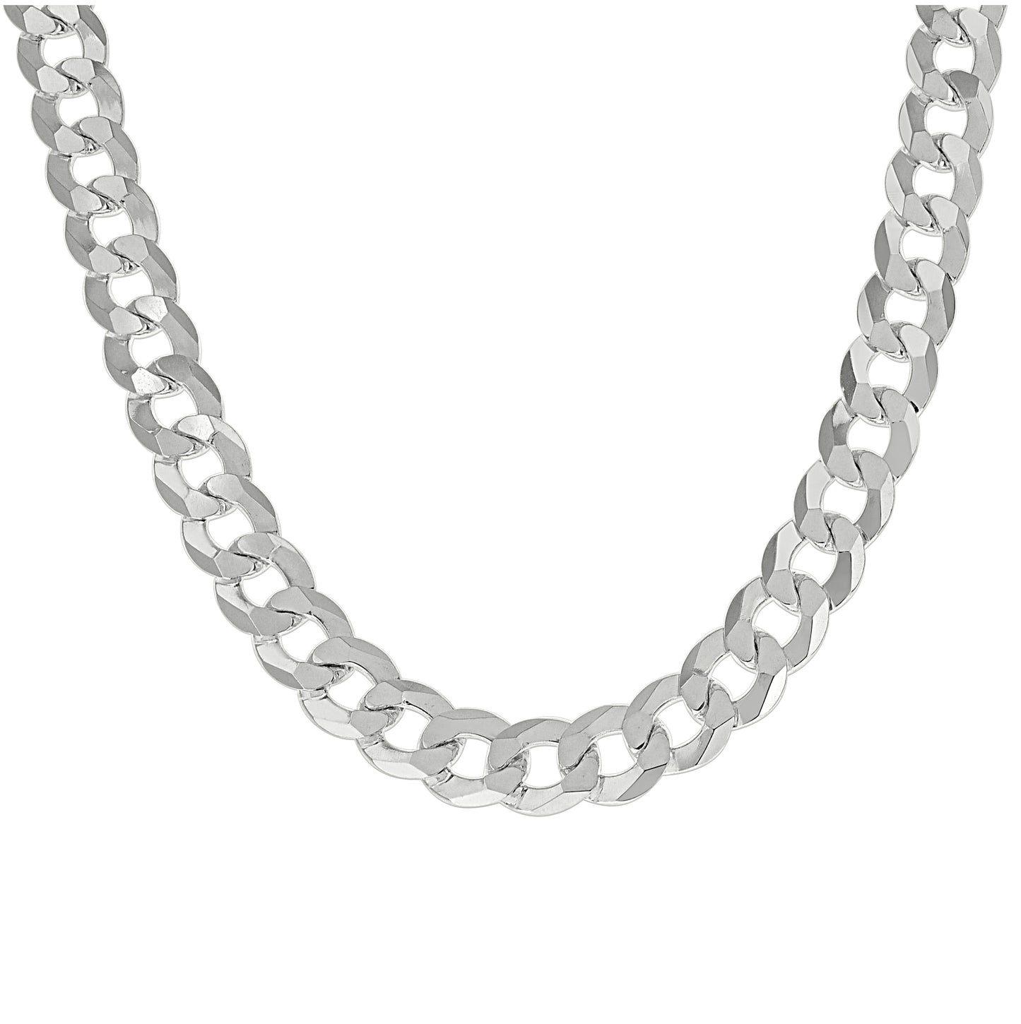 Sterling Silver Solid Super Flat Cuban Chain