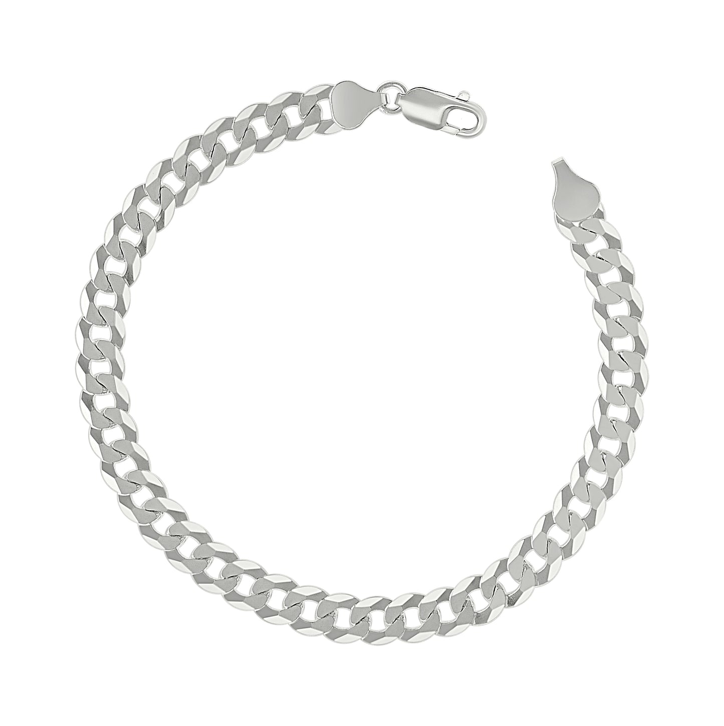 Sterling Silver Solid Super Flat Cuban Chain