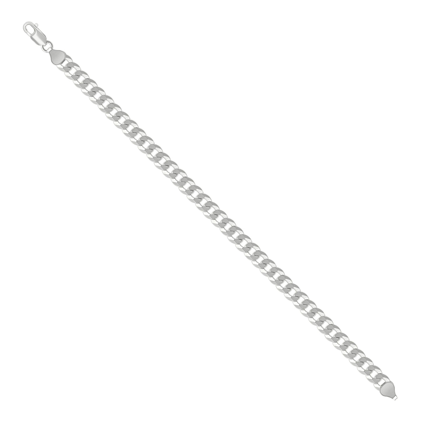 Sterling Silver Solid Super Flat Cuban Chain