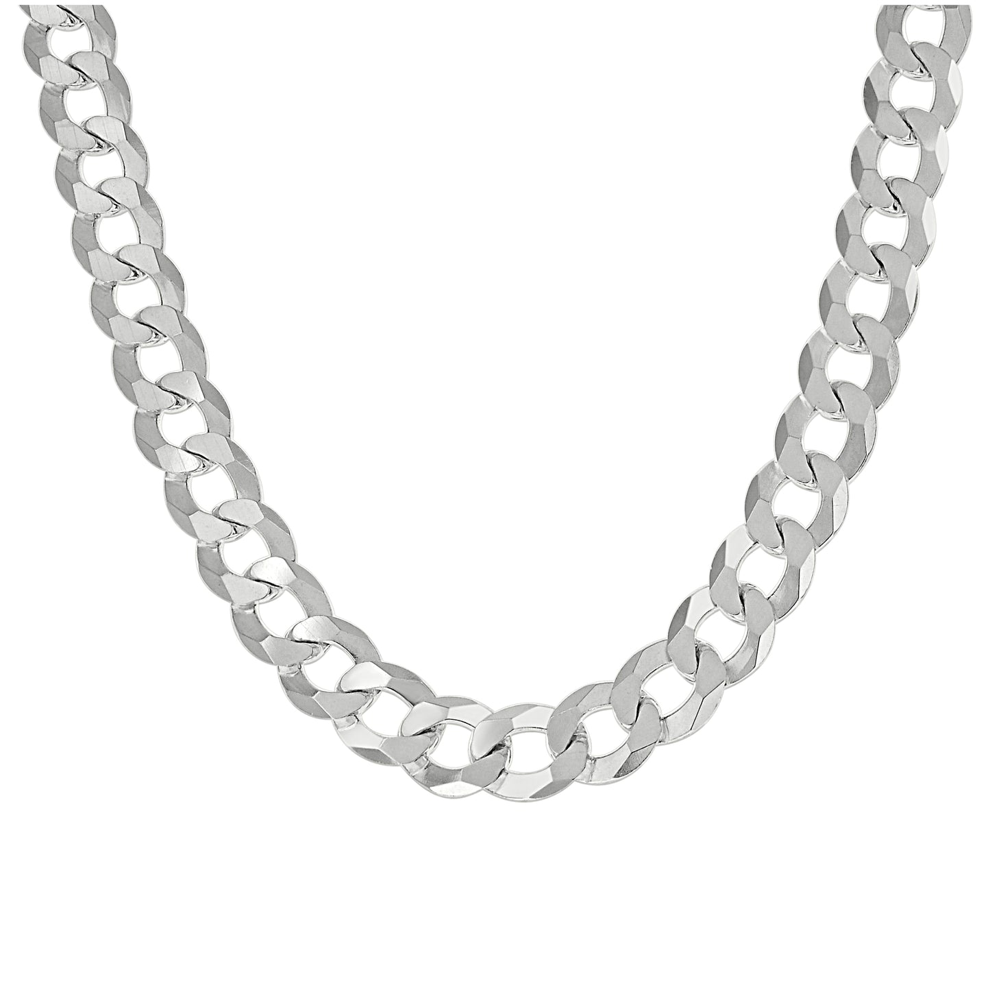 Sterling Silver Solid Super Flat Cuban Chain