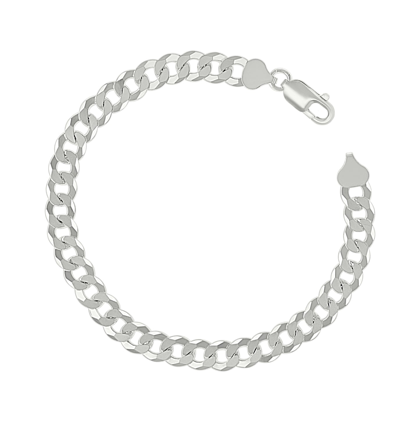 Sterling Silver Solid Super Flat Cuban Chain