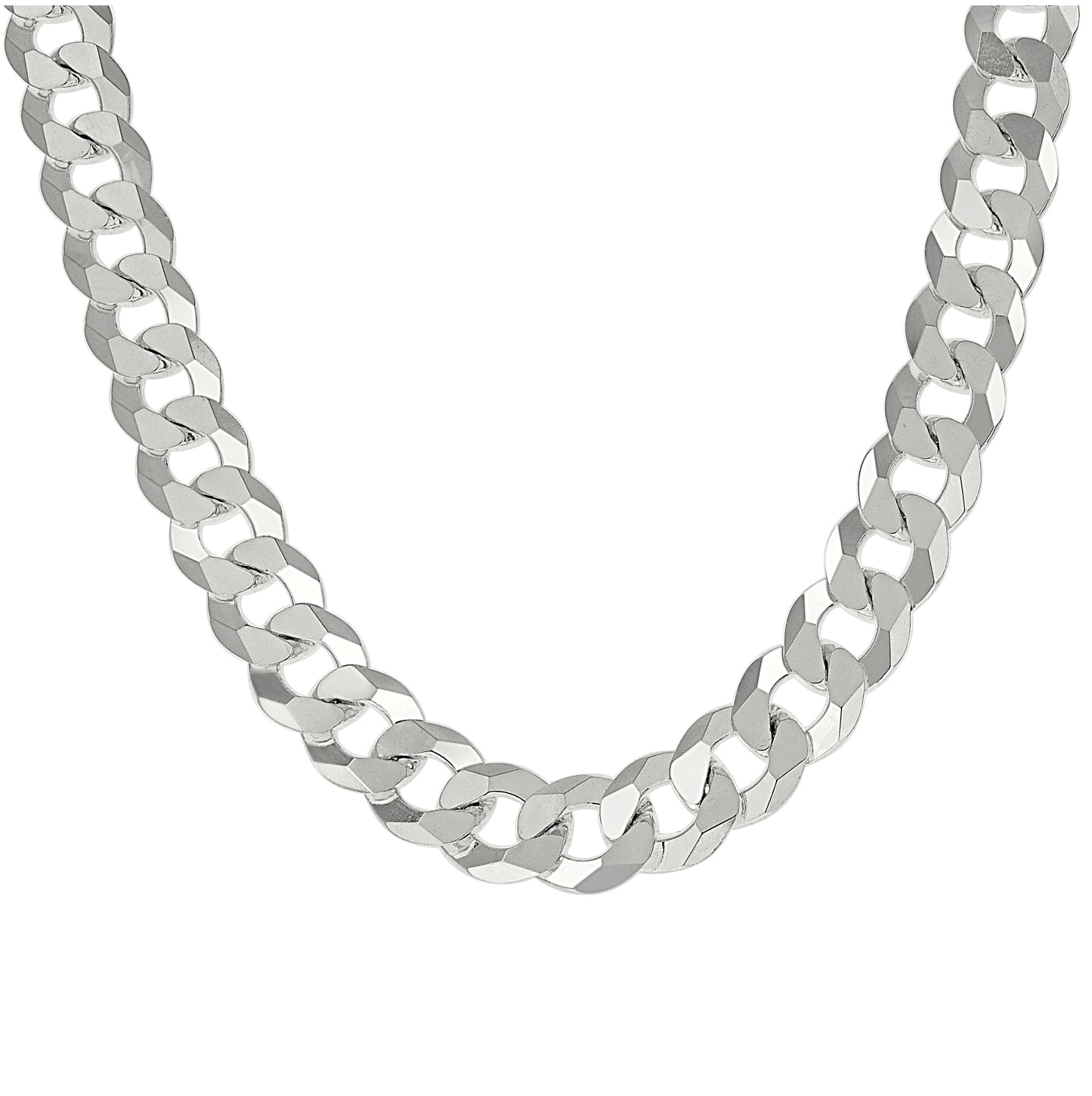Sterling Silver Solid Super Flat Cuban Chain