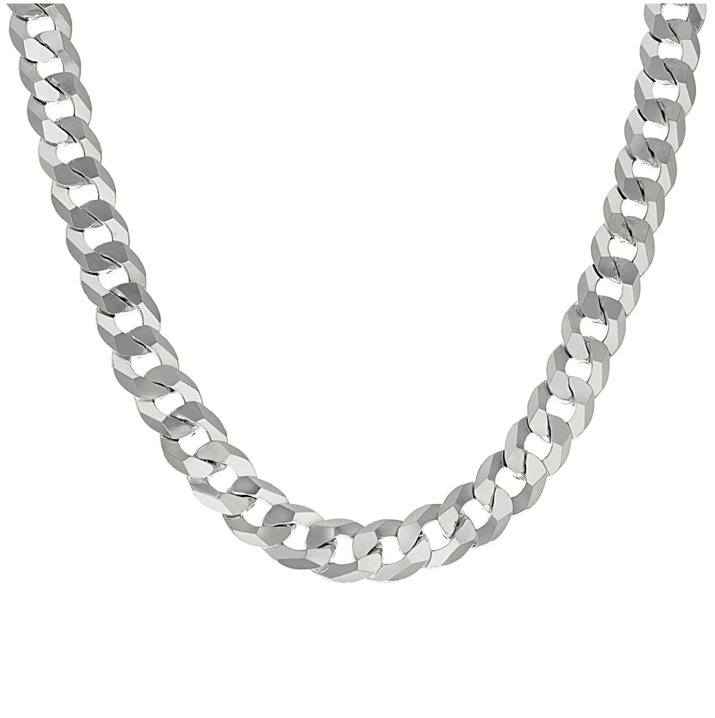 Sterling Silver Solid Super Flat Cuban Chain