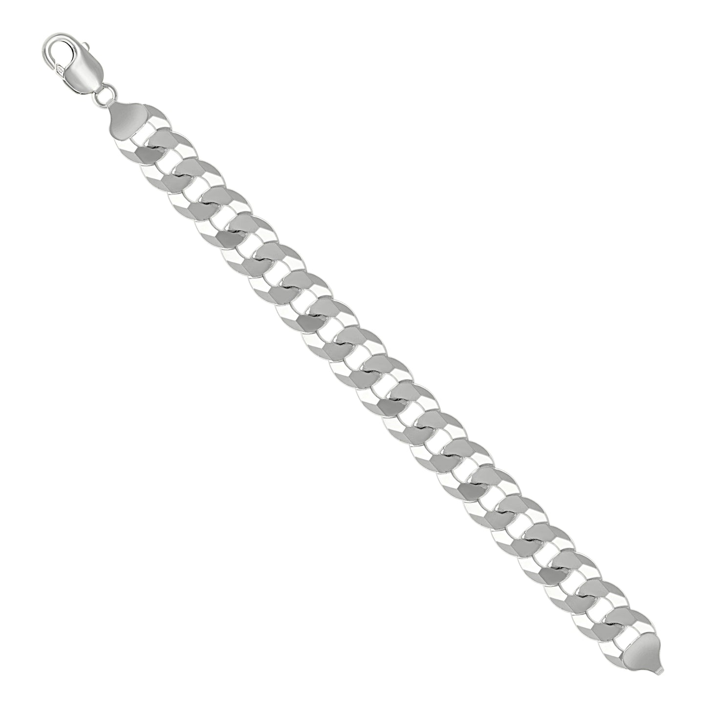 Sterling Silver Solid Super Flat Cuban Chain