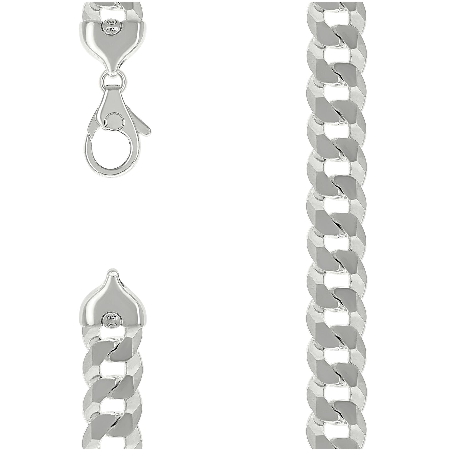 Sterling Silver Solid Super Flat Cuban Chain